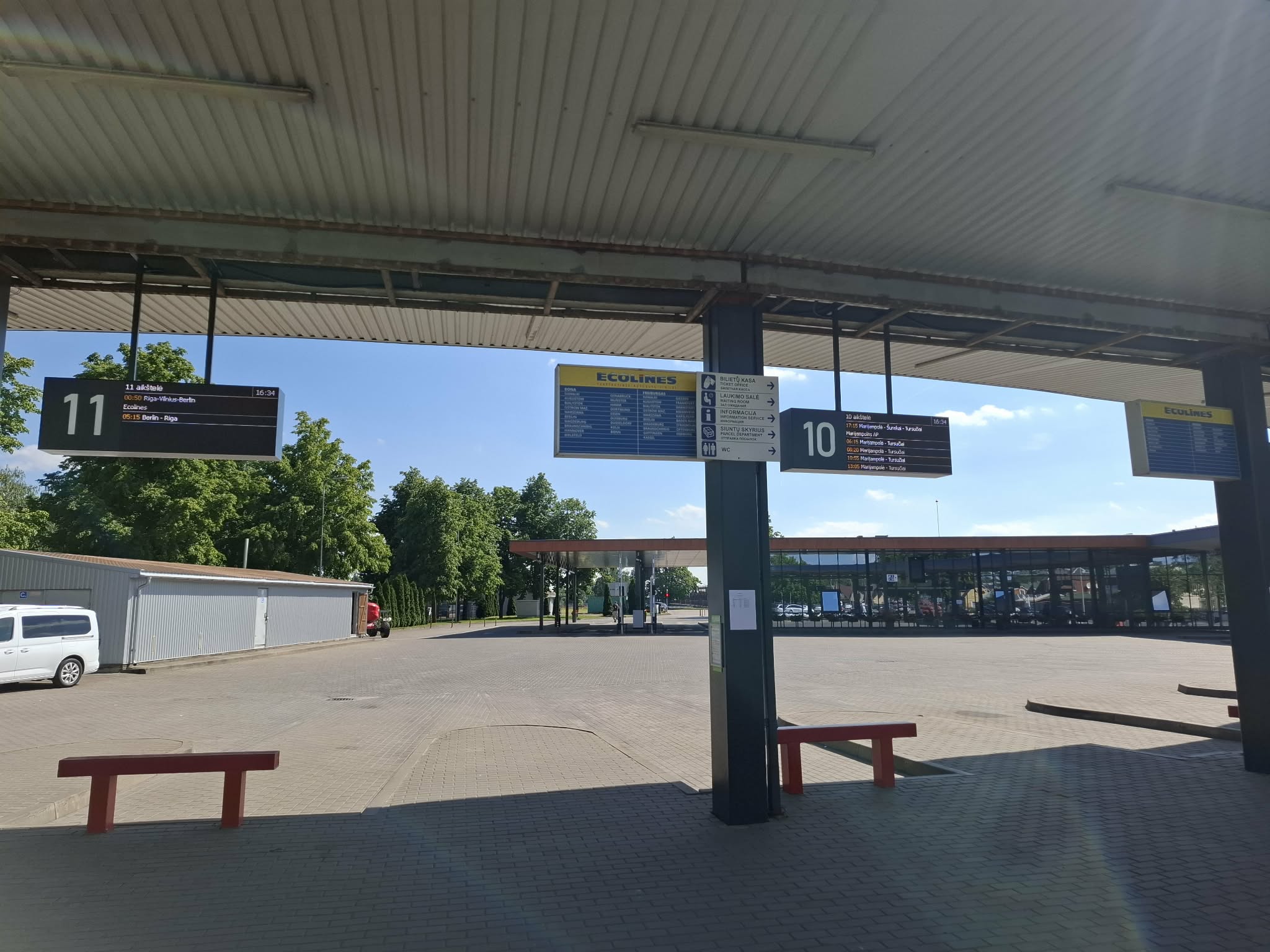 Marijampolės autobusų stoties LED ekranai