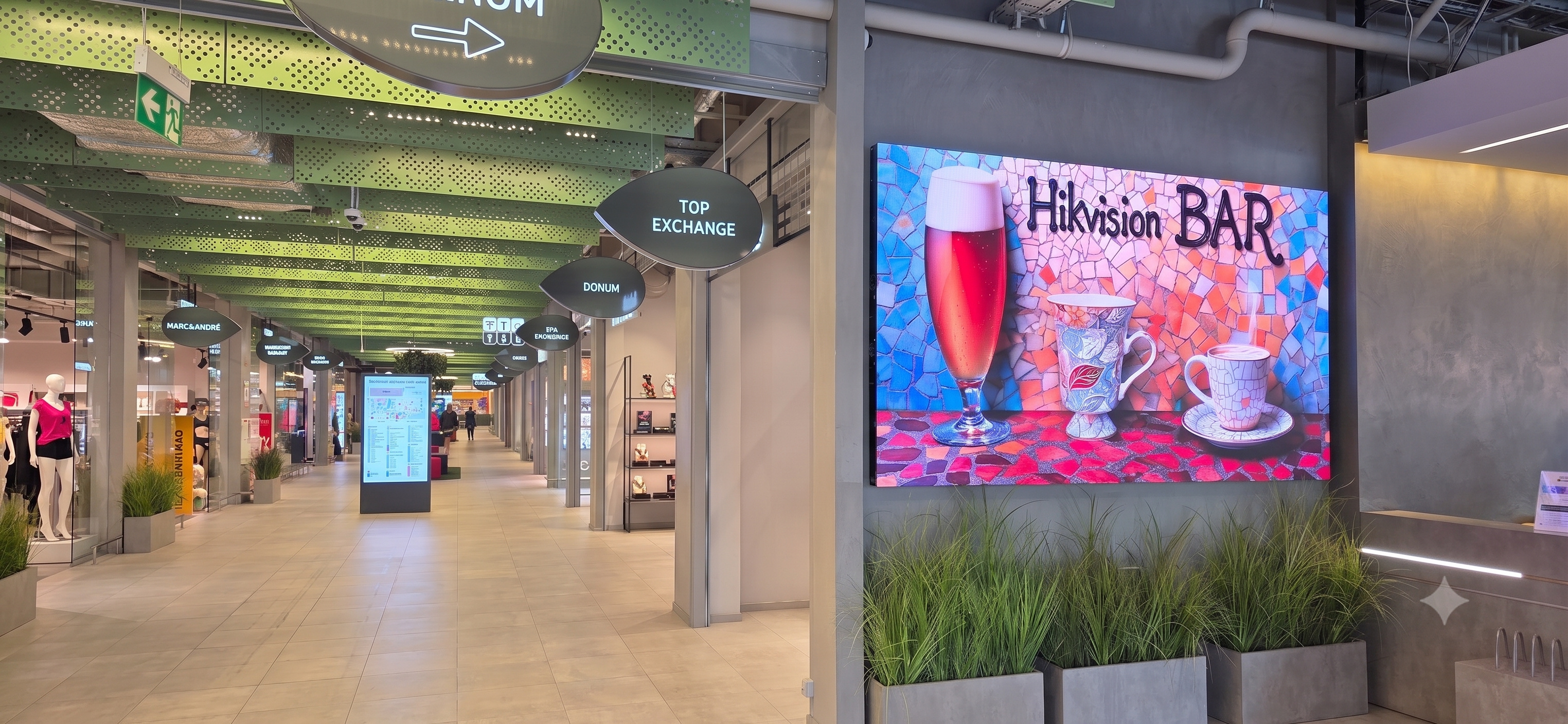 OUTLET PARK Vilnius ekranų sprendimai